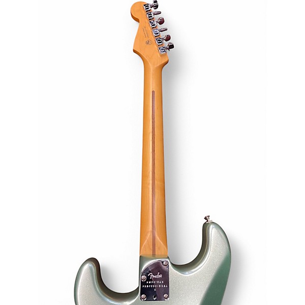 Used Fender American Professional II Stratocaster mystic surf green Solid Body Electric Guitar