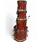 Used TAMA 4 Piece Grandstar CUstom Trans Red Drum Kit thumbnail