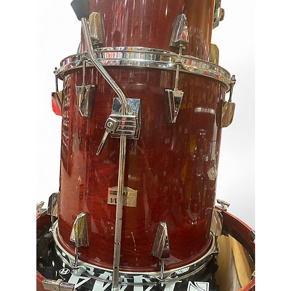 Used TAMA 4 Piece Grandstar CUstom Trans Red Drum Kit