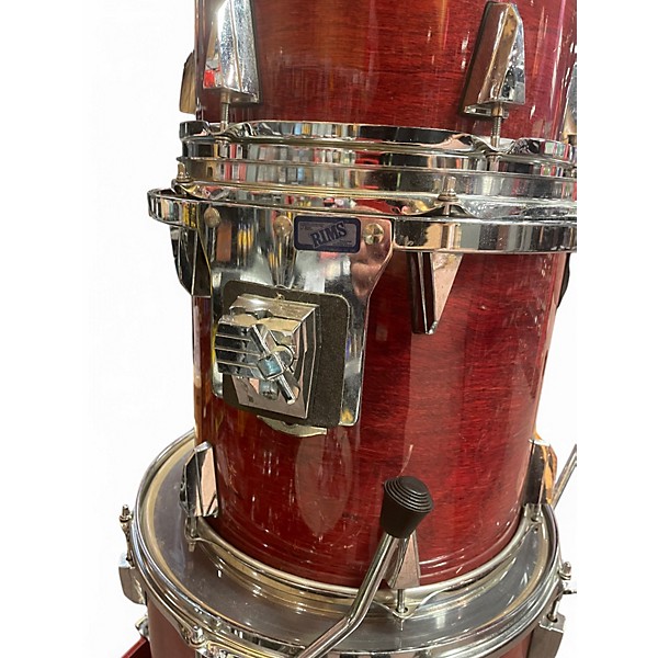 Used TAMA 4 Piece Grandstar CUstom Trans Red Drum Kit