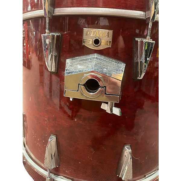 Used TAMA 4 Piece Grandstar CUstom Trans Red Drum Kit
