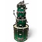 Used Mapex 4 Piece Saturn  Green Fade Drum Kit thumbnail