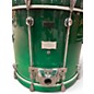 Used Mapex 4 Piece Saturn  Green Fade Drum Kit