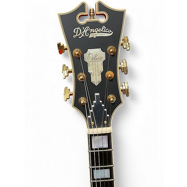 Used D'Angelico Deluxe 175 Fiesta Red Hollow Body Electric Guitar