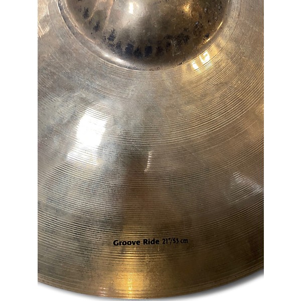 Used SABIAN 21in HHX Groove Ride Cymbal