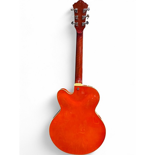 Used Ibanez AF75D Orange Hollow Body Electric Guitar