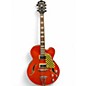 Used Ibanez AF75D Orange Hollow Body Electric Guitar