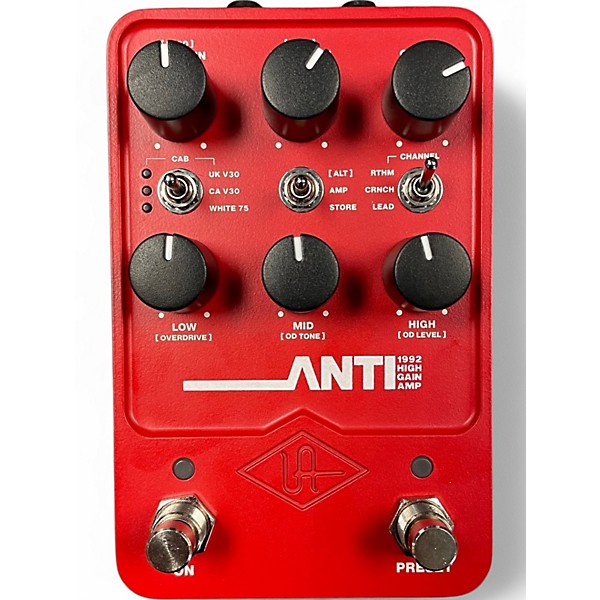 Used Universal Audio Anti 1992 High Gain Amp Pedal Effect Pedal