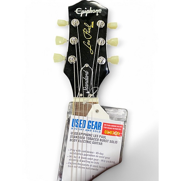 Used Epiphone Les Paul Standard Tobacco Burst Solid Body Electric Guitar