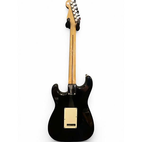 Used 1980s Fender Stratocaster Black Solid Body Electric Guitar