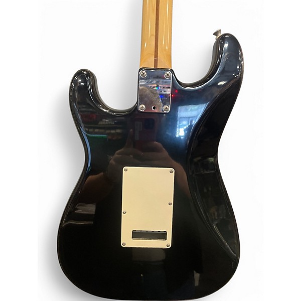 Used 1980s Fender Stratocaster Black Solid Body Electric Guitar