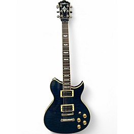 Used Washburn WI-66 PRO Blue Solid Body Electric Guitar