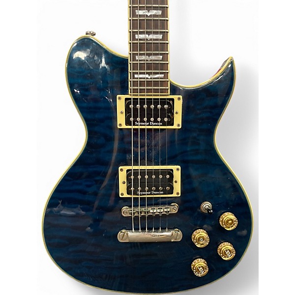 Used Washburn WI-66 PRO Blue Solid Body Electric Guitar