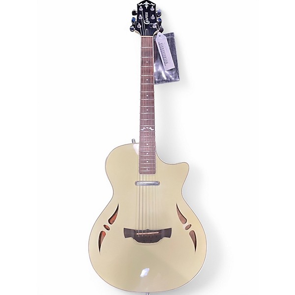 Used Crafter Guitars sa-ivo Antique White Hollow Body Electric Guitar