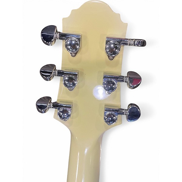 Used Crafter Guitars sa-ivo Antique White Hollow Body Electric Guitar