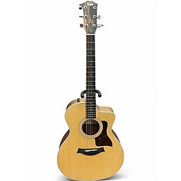 Used Taylor 214CE Natural Acoustic Electric Guitar