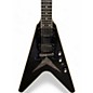 Used Epiphone Dave Mustaine Flying V black metallic Solid Body Electric Guitar