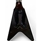 Used Epiphone Dave Mustaine Flying V black metallic Solid Body Electric Guitar