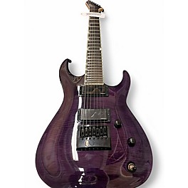 Used ESP LTD SH7ET Trans Purple Solid Body Electric Guitar