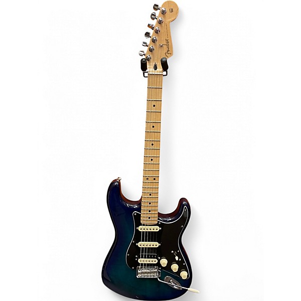 Used 2023 Fender Player Stratocaster HSS Plus Top Blue Burst Solid Body Electric Guitar