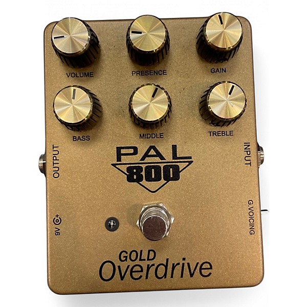 Used Pedalpalfx PAL 800 GOLD OVERDRIVE Effect Pedal
