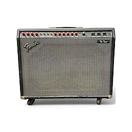 Vintage 1988 Fender The Twin Red Knob Tube Guitar Combo Amp