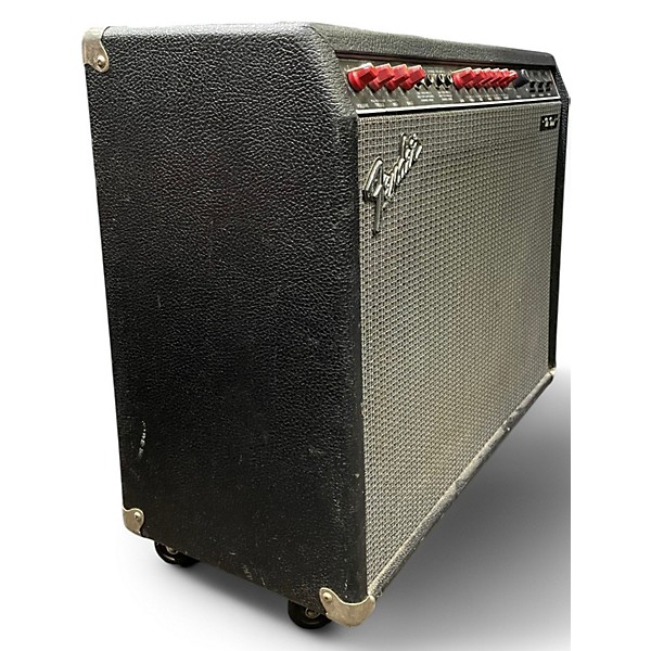 Vintage 1988 Fender The Twin Red Knob Tube Guitar Combo Amp