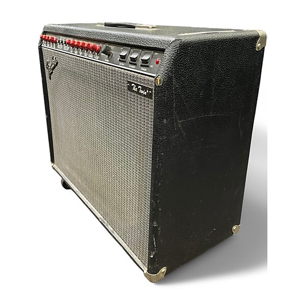 Vintage 1988 Fender The Twin Red Knob Tube Guitar Combo Amp