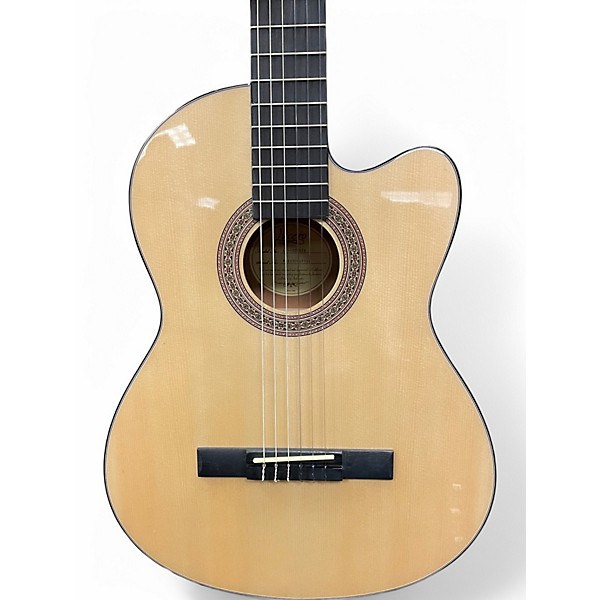 Used Lucero LC100CE Natural Classical Acoustic Electric Guitar
