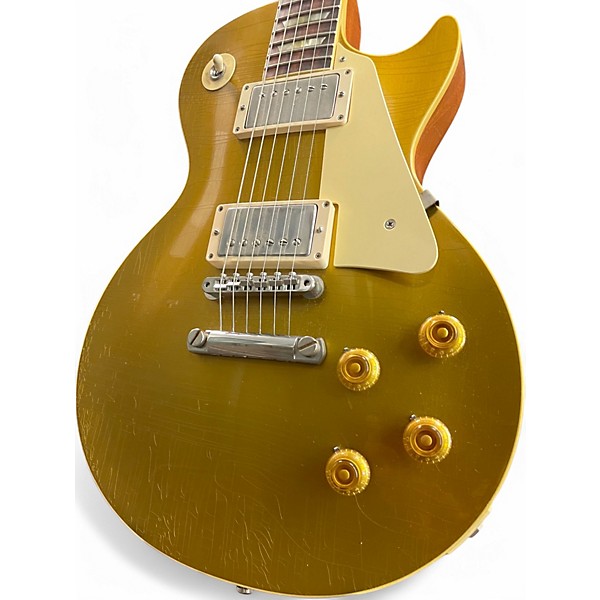 Used Gibson 57' LES PAUL MURPHY LAB Gold Top Solid Body Electric Guitar