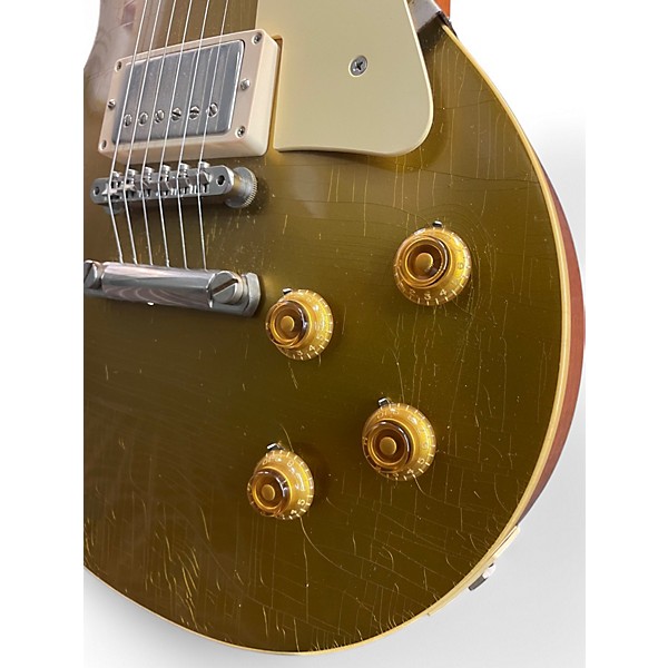 Used Gibson 57' LES PAUL MURPHY LAB Gold Top Solid Body Electric Guitar