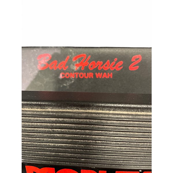 Used Morley Steve Vai Bad Horsie 2 Contour Wah Effect Pedal