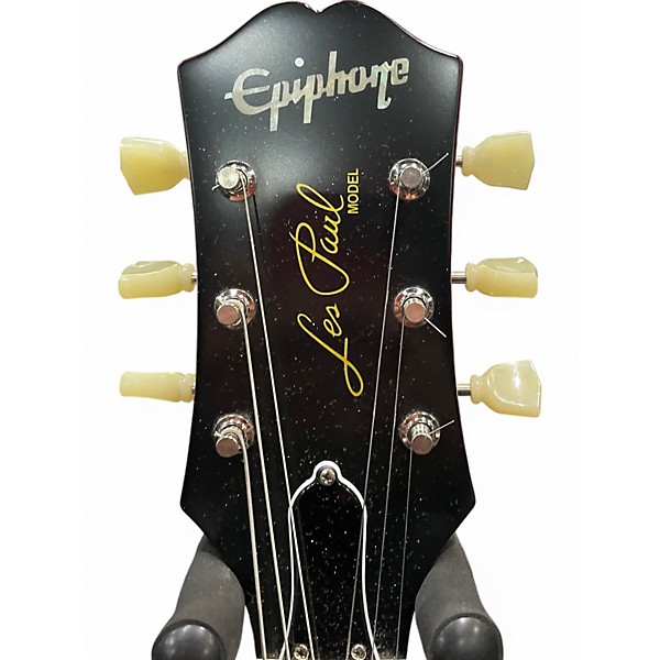 Used Epiphone 1959 Reissue Les Paul Standard 2 Tone Sunburst Solid Body Electric Guitar