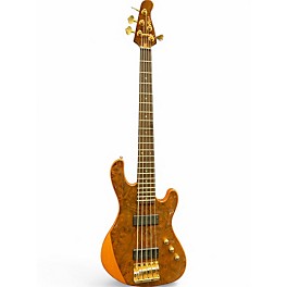 Used Cort Jeff Berlin Series Rithimic  V Walnut Electric Bass Guitar
