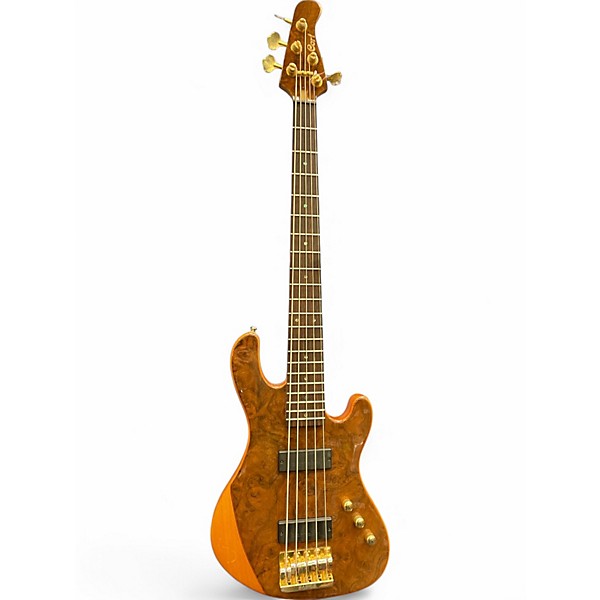 Used Cort Jeff Berlin Series Rithimic  V Walnut Electric Bass Guitar