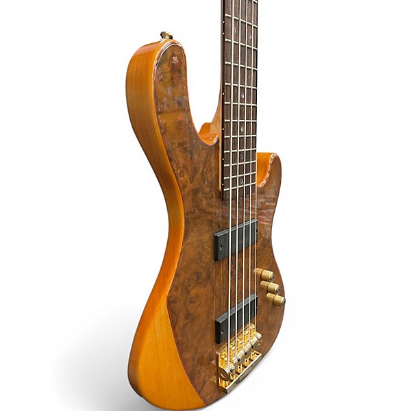 Used Cort Jeff Berlin Series Rithimic  V Walnut Electric Bass Guitar