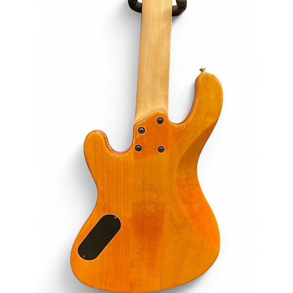Used Cort Jeff Berlin Series Rithimic  V Walnut Electric Bass Guitar
