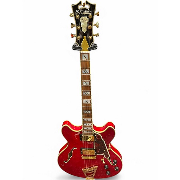 Used D'Angelico EX-DCTP RED Hollow Body Electric Guitar