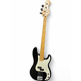 Used Fender PLAYER II PRECISION BASS  Black and White Electric Bass Guitar