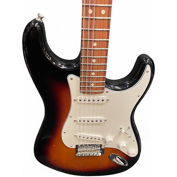 Used Fender Standard Stratocaster 3 Color Sunburst Solid Body Electric Guitar