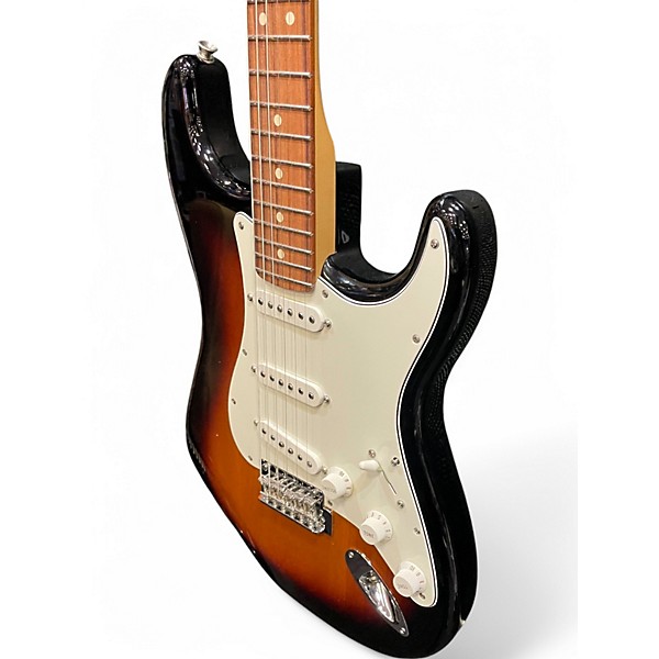 Used Fender Standard Stratocaster 3 Color Sunburst Solid Body Electric Guitar