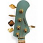 Used Allen Eden JAZZ BASS V Sonic Blue Electric Bass Guitar