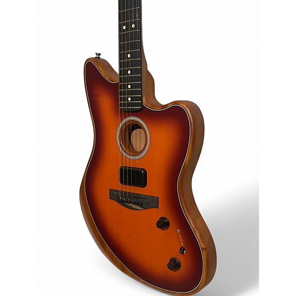 Used Fender ACOUSTASONIC 2 Tone Sunburst Acoustic Electric Guitar