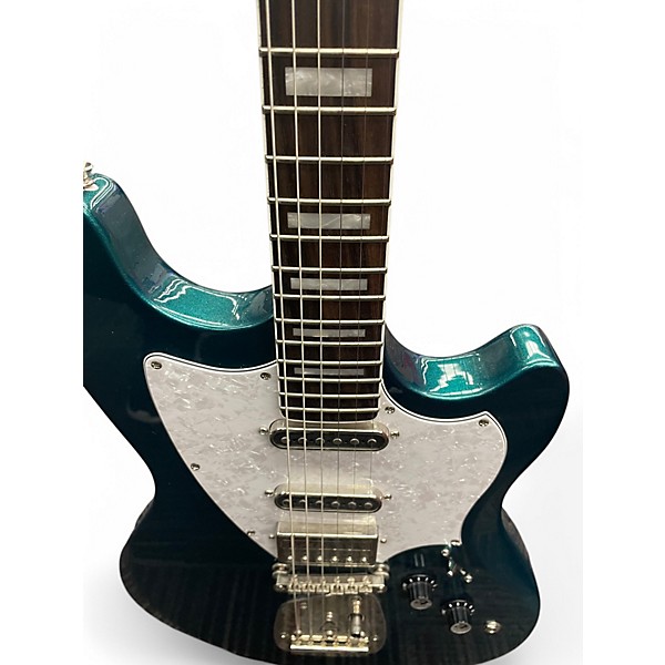 Used Guild surfliner deluxe Metallic Green Solid Body Electric Guitar