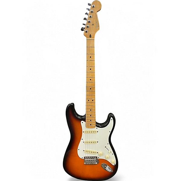 Used Fender Stratocaster 2 Tone Sunburst Solid Body Electric Guitar