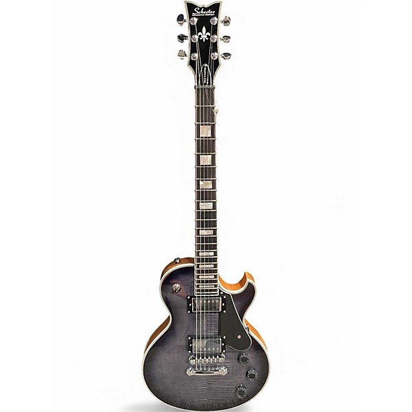 Used 2024 Schecter Guitar Research Solo-II Custom Trans Black Burst Solid Body Electric Guitar