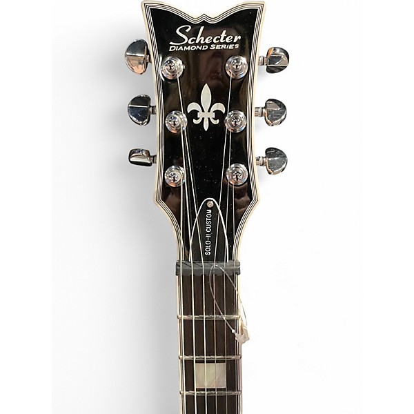 Used 2024 Schecter Guitar Research Solo-II Custom Trans Black Burst Solid Body Electric Guitar