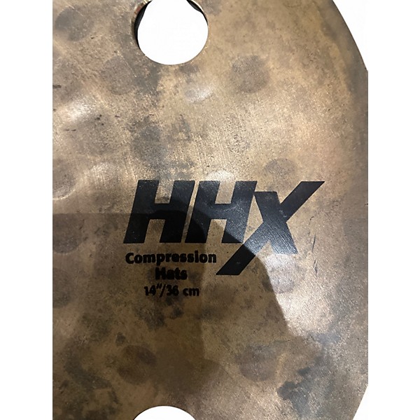 Used SABIAN 14in HHX 14" Compression Hats Cymbal