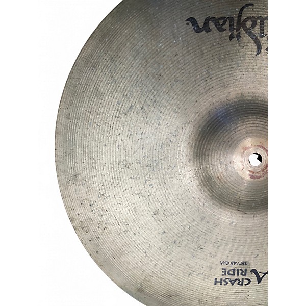 Used Zildjian 18in A Series Crash Ride Cymbal