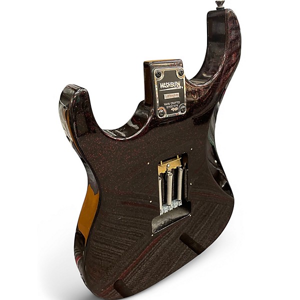 Used Washburn MG44 BLACK CHERRY SPARKLE Solid Body Electric Guitar